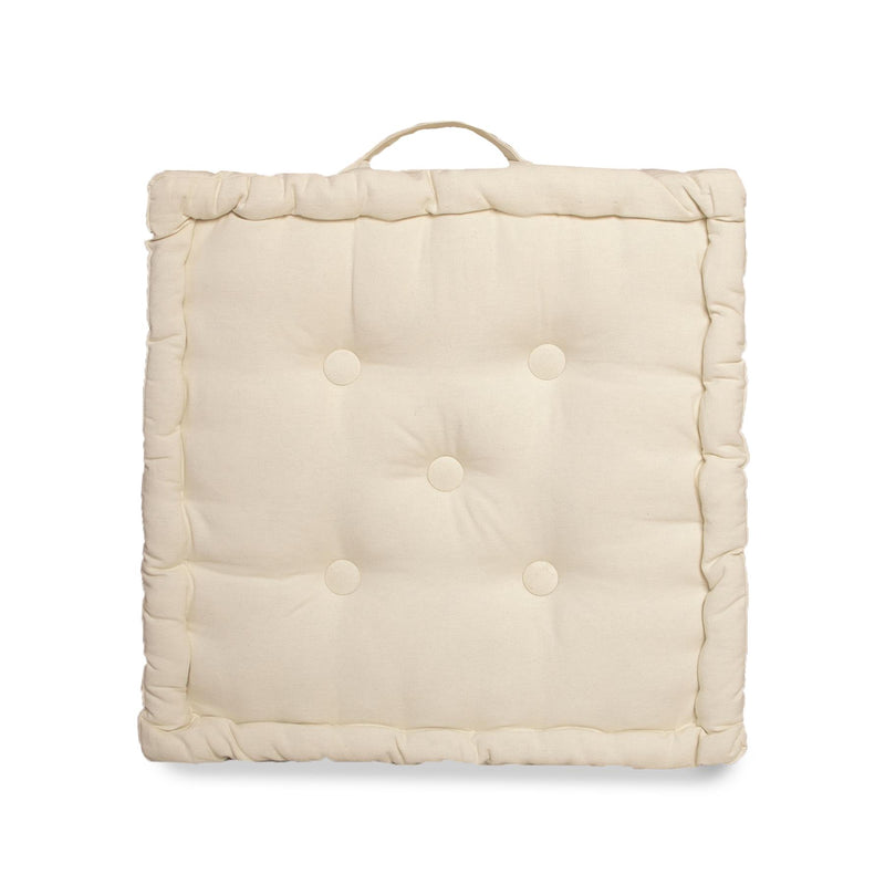 Cotton Booster Chair Pad 43 x 43cm Cream - Exclusive Deals Ltd - Exclusive Deals