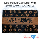 Welcome Cat Footprints Coir Door Anti-Slip Household Mat 40 x 60cm - Exclusive Deals - Exclusive Deals