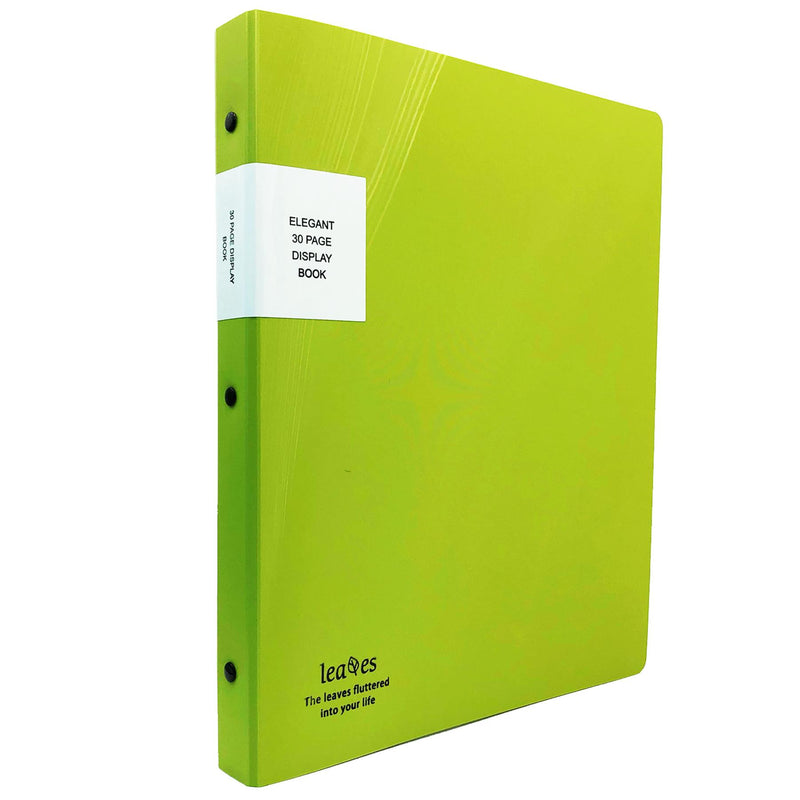 Elegant Leaves 30 Page Display Book Green - Elegant Leaves - Exclusive Deals