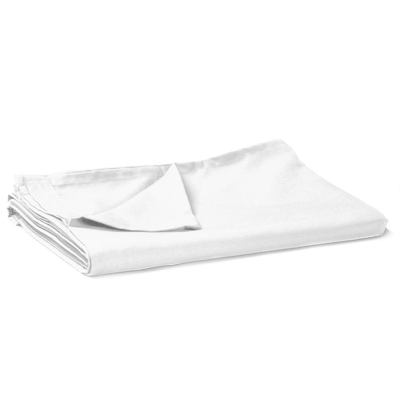 Egyptian Cotton Flat Bed Sheet 400TC White / Single - Exclusive Deals - Exclusive Deals