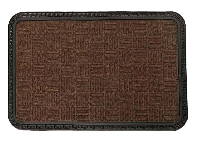 Door Mat Non-Slip Door Rug 40 x 60cm Mosaic Brown - Exclusive Deals Ltd - Exclusive Deals