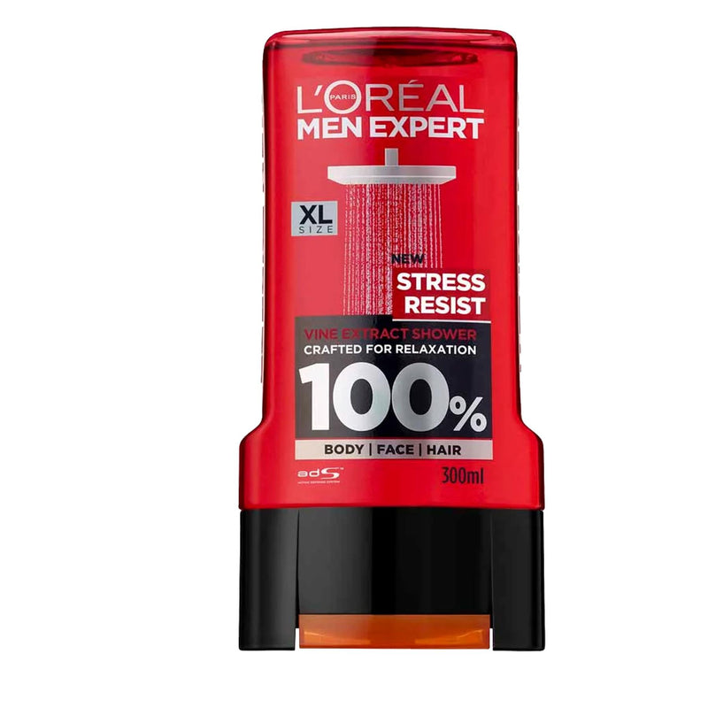 Loreal Men Expert Shower Gel Stress Resist 300ml - Exclusive Deals Ltd - Exclusive Deals