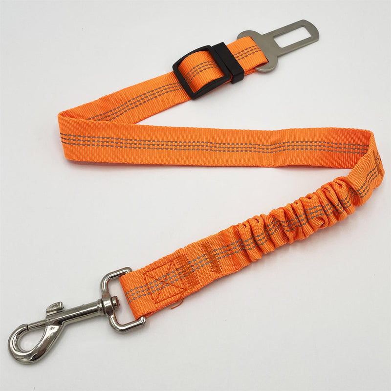 Dog Car Seat Belts Anti Shock Orange - Exclusive Deals Ltd - Exclusive Deals