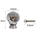 Glass Knob Ball for Door Cabinet x 8 - Exclusive Deals Ltd - Exclusive Deals