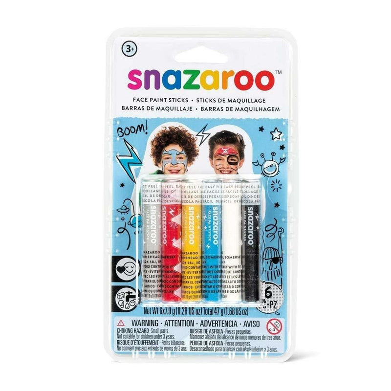 Snazaroo Face Paint Adventure Boys Sticks - Snazaroo - Exclusive Deals