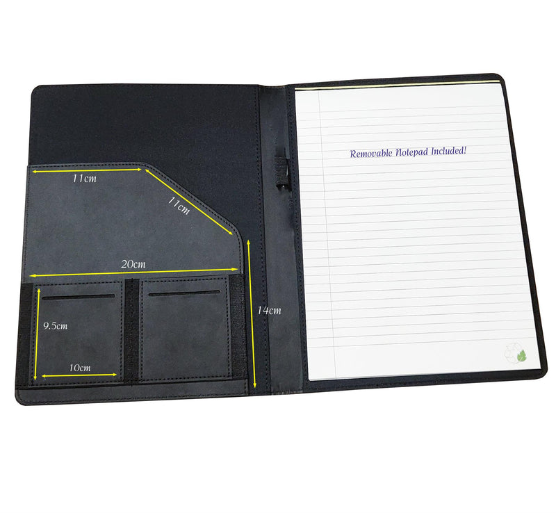 A4 Smart Foldable Portfolio File Grey & Black - Exclusive Deals Ltd - Exclusive Deals