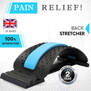Lower Back Lumbar Pain Spine Stretcher Massager Posture Relief Cracker Support - Exclusive Deals - Exclusive Deals