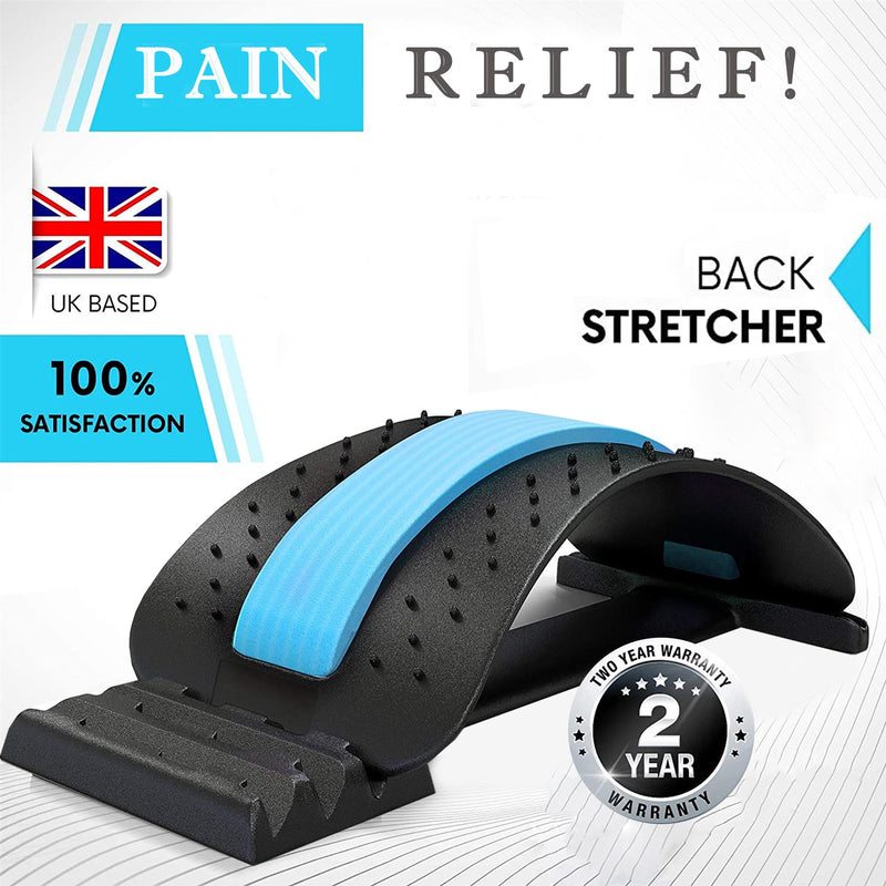 Lower Back Lumbar Pain Spine Stretcher Massager Posture Relief Cracker Support - Exclusive Deals - Exclusive Deals