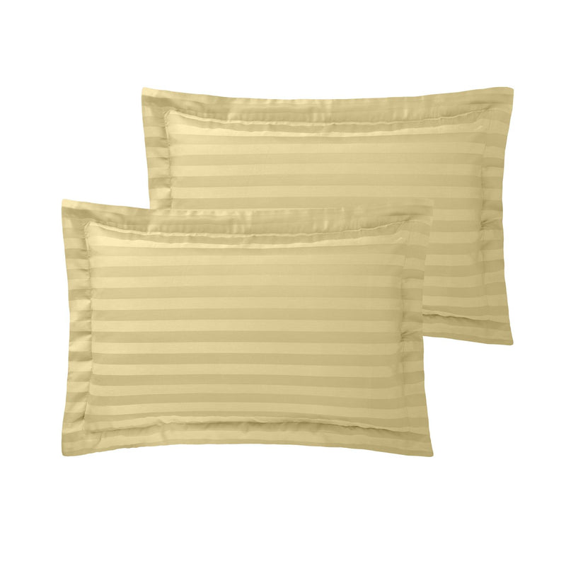 250TC Pillowcases Housewife/Oxford Pillowcases / Oxford / Beige - Exclusive Deals Ltd - Exclusive Deals