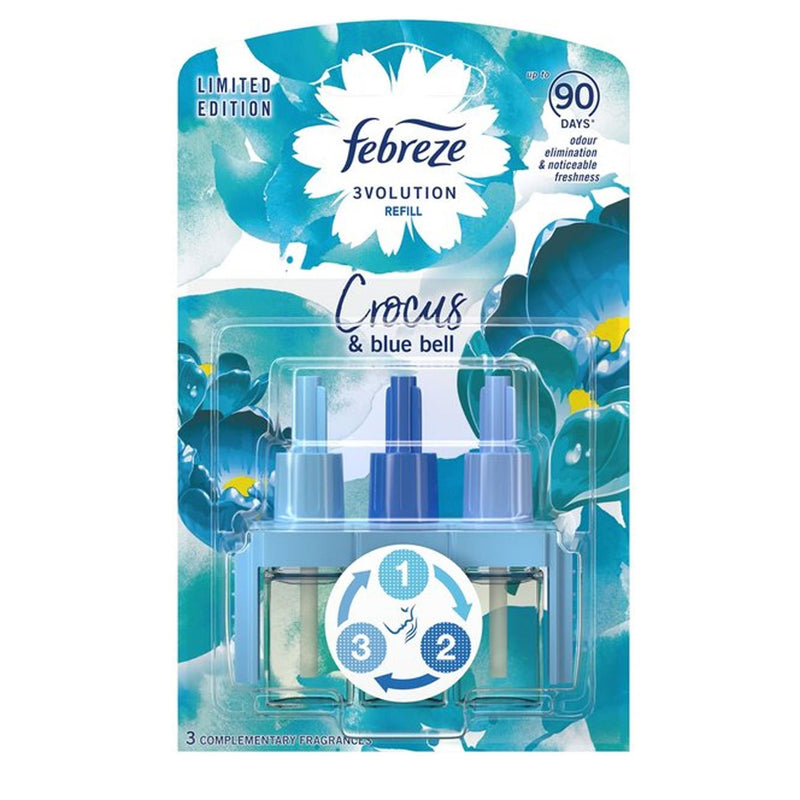 Febreze Air Freshener 3Volution Refill Crocus & Blue Bell 20Ml
