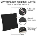 Waterproof Cushion Covers 45 x 45cm Various Colours