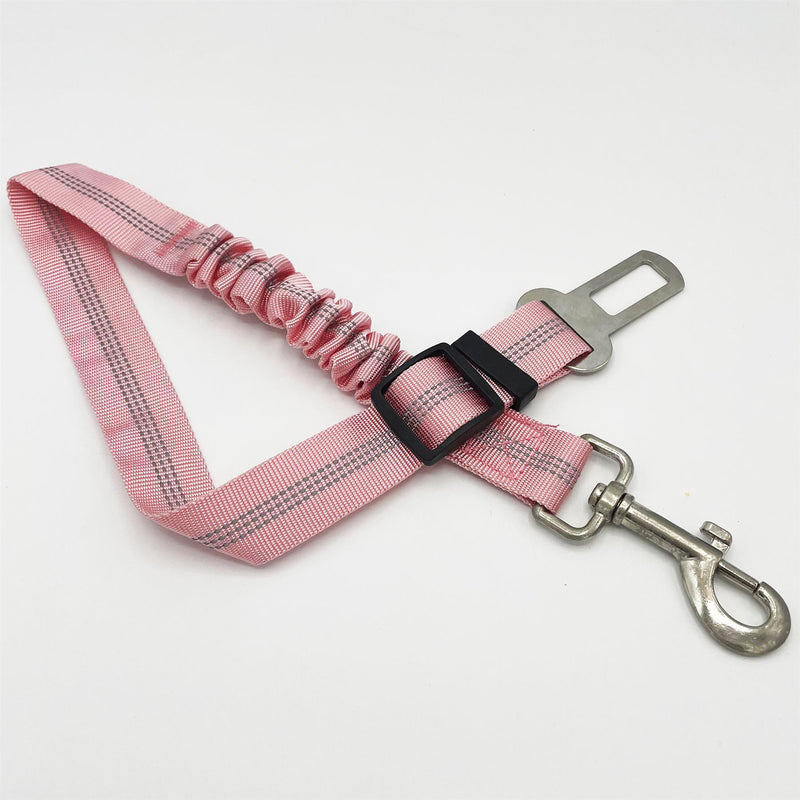 Dog Car Seat Belts Anti Shock Baby Pink - Exclusive Deals Ltd - Exclusive Deals