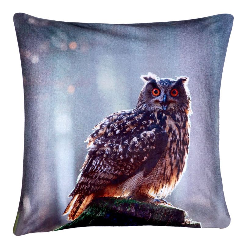 Owl Cushion Cover Plush Velvet - Exclusive Deals Ltd - Exclusive Deals